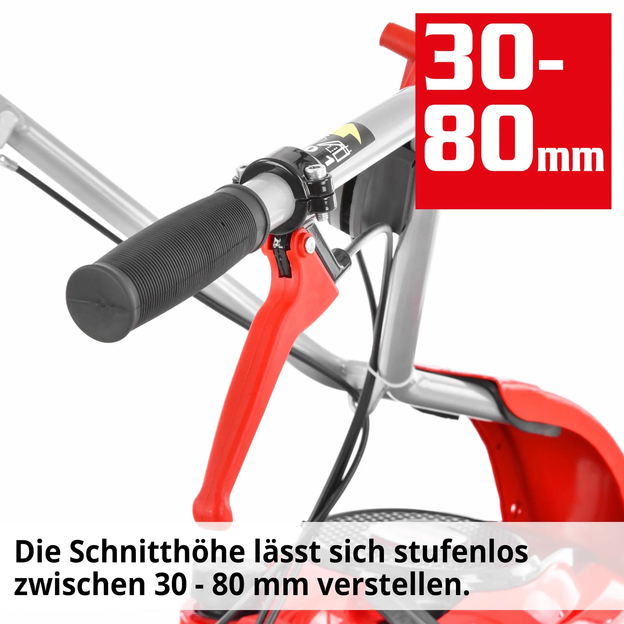 HECHT 587 Balkenmäher | mit Antrieb | 87 cm Schnittbreite | 4,9 PS | 196 cm³ | Stufenlose Schnitthöhenverstellung – Bild 4