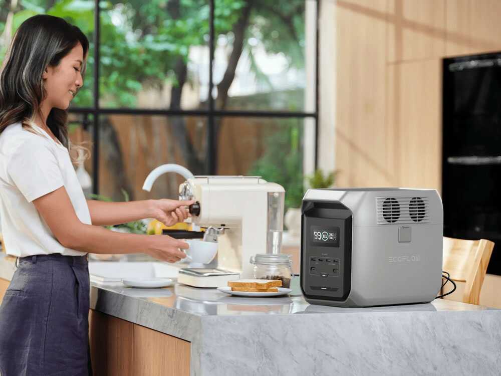 EcoFlow Delta 3 1500 – tragbare Powerstation / Akku – 1800 W – 1536 Wh / 51.2V