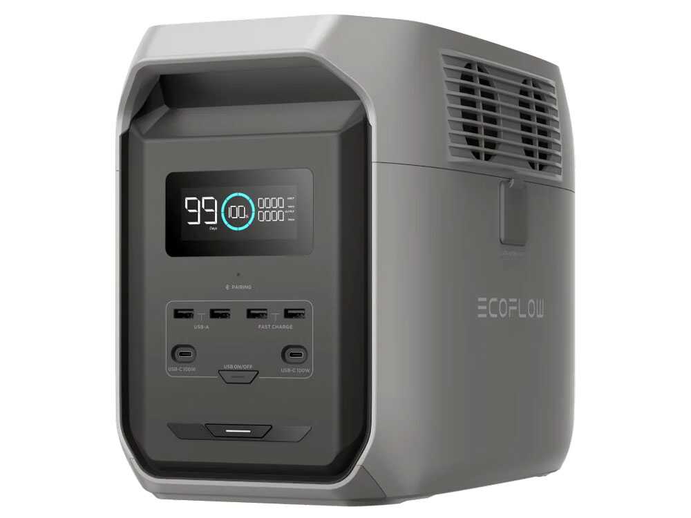 EcoFlow Delta 3 1500 – tragbare Powerstation / Akku – 1800 W – 1536 Wh / 51.2V – Bild 3