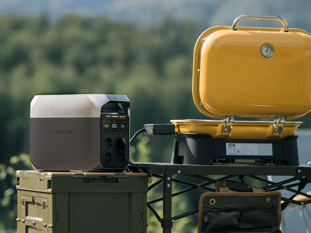 EcoFlow Delta 3 – tragbare PowerStation / Akku – 1.800 W – 1.024 Wh / 51.2V – Bild 3