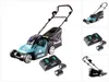 Makita DLM 432 PG2 Akku Rasenmäher 36 V ( 2x 18 V ) 43 cm Brushless + 2x Akku 6,0 Ah + Doppel Ladegerät