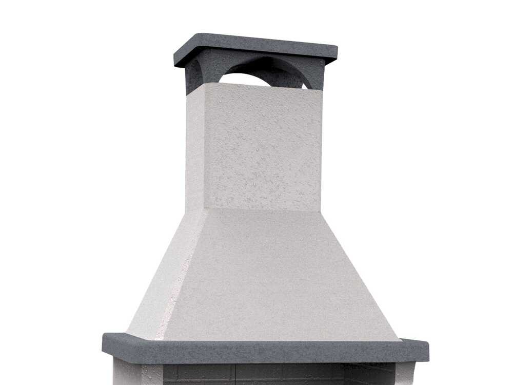 Edilmark Barbecue 200 - Grillkamin für Holz und Holzkohle – Bild 4