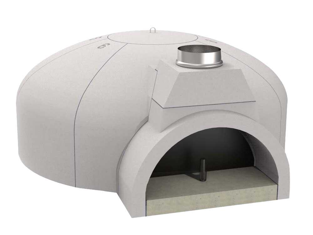 Edilmark FP 140N - Pizzaofen - Feuerrost 80mm - Backkapazität 10 pizzen – Bild 4