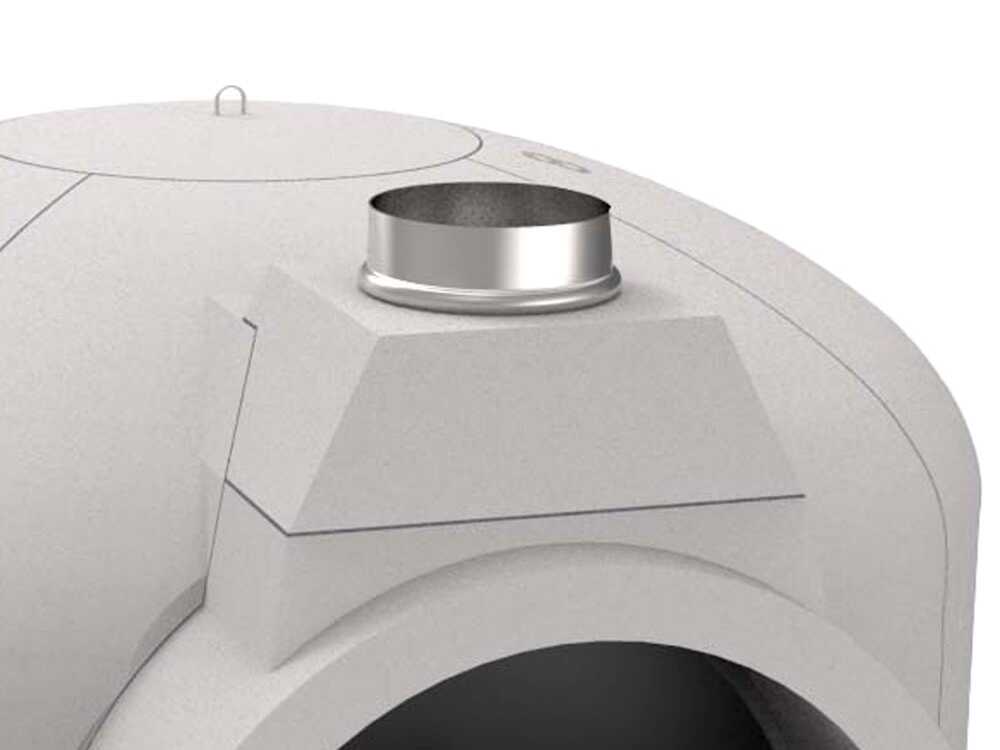 Edilmark FP 140N - Pizzaofen - Feuerrost 80mm - Backkapazität 10 pizzen – Bild 2