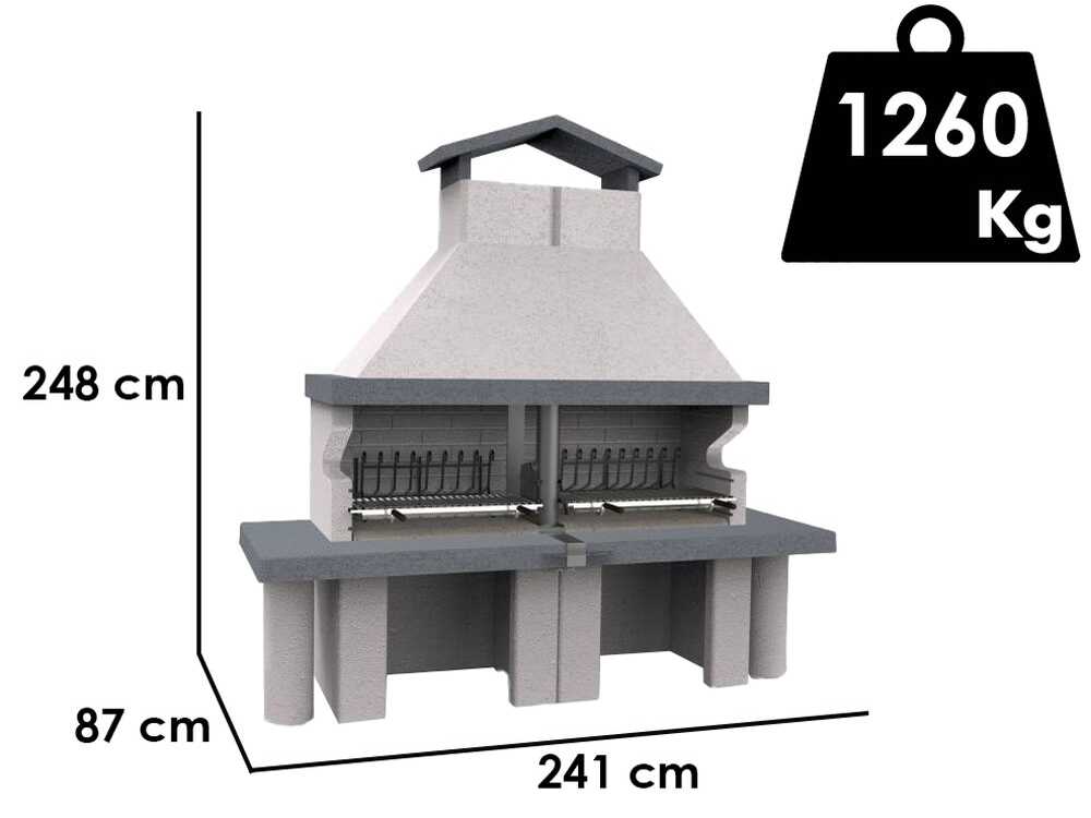 Edilmark Golia - Grillkamin für Holz und Holzkohle