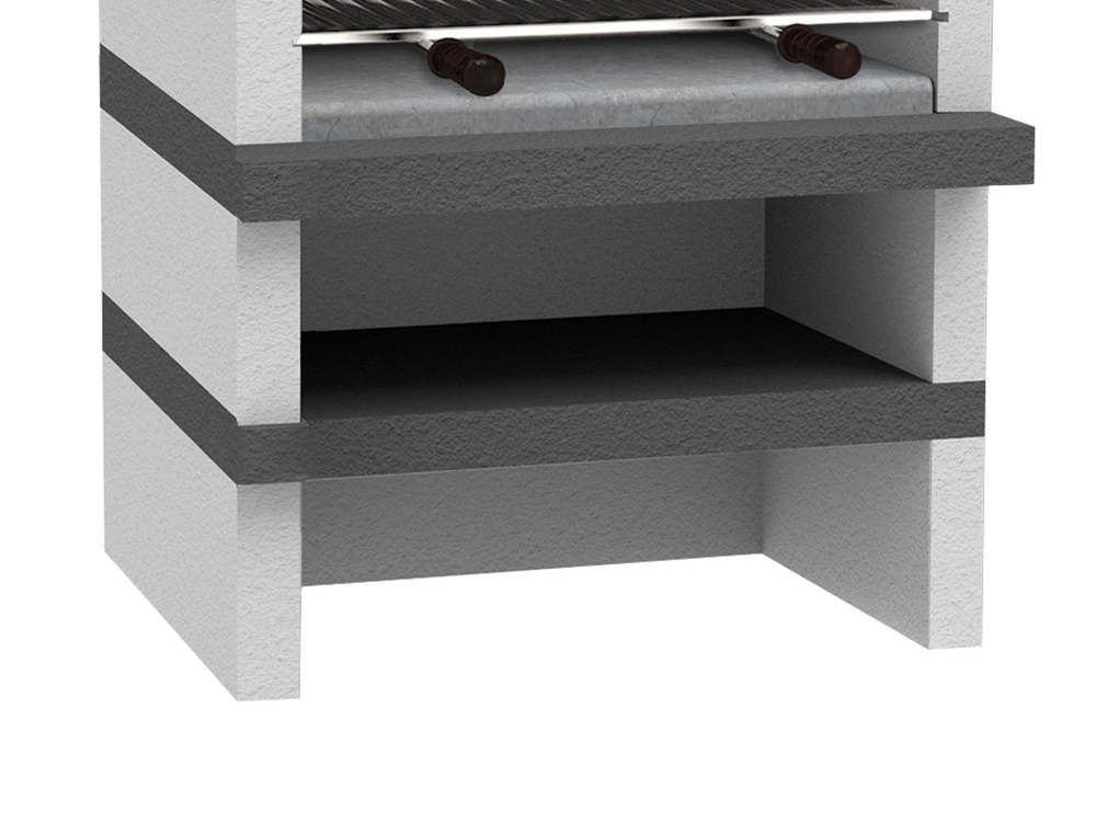 Edilmark Rock - Gemauerter Holz- und Holzkohlegrill – Bild 3