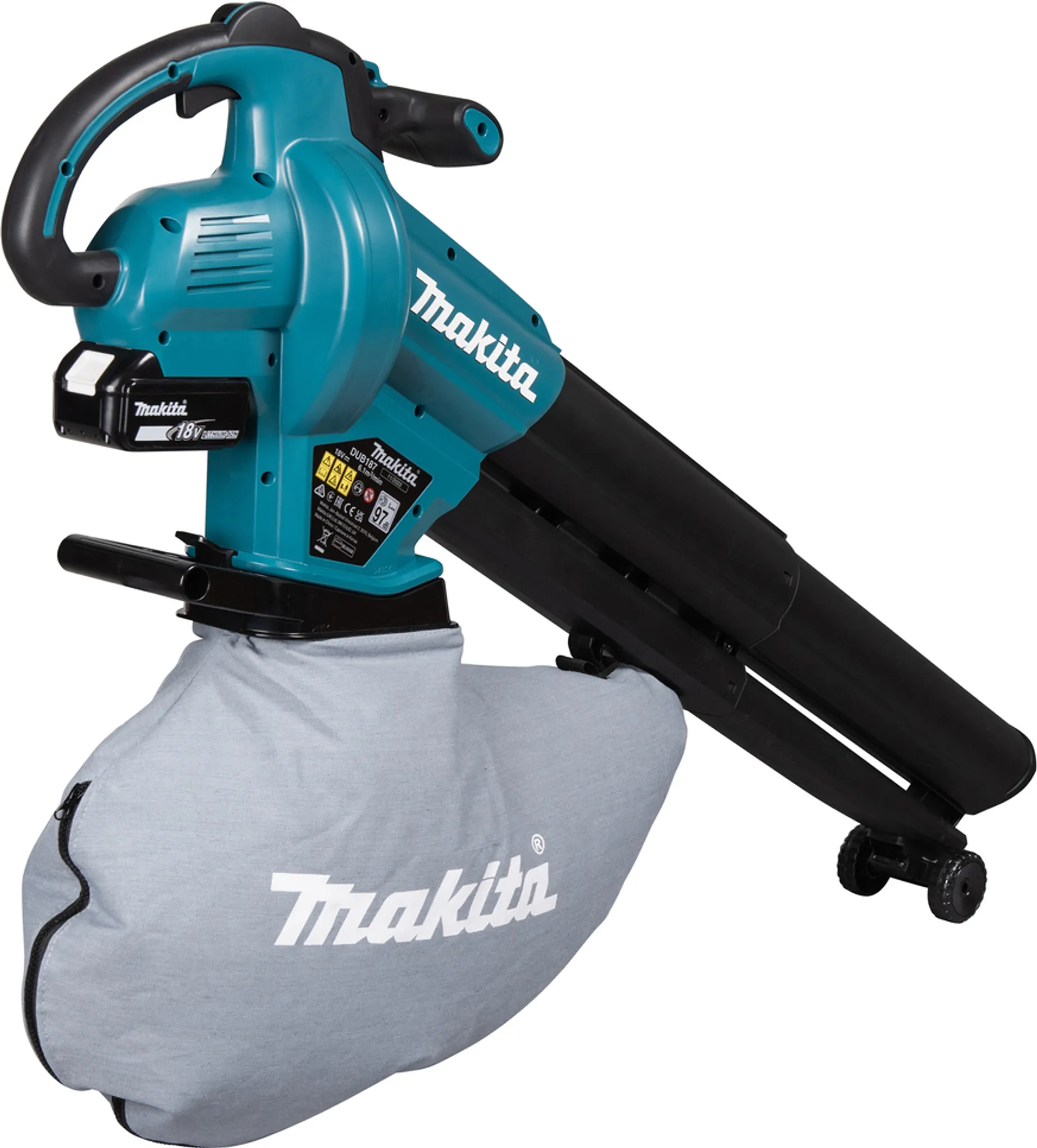 Makita DUB187T001 Akku-Gebläse inkl. Akku & Ladestation – Bild 9