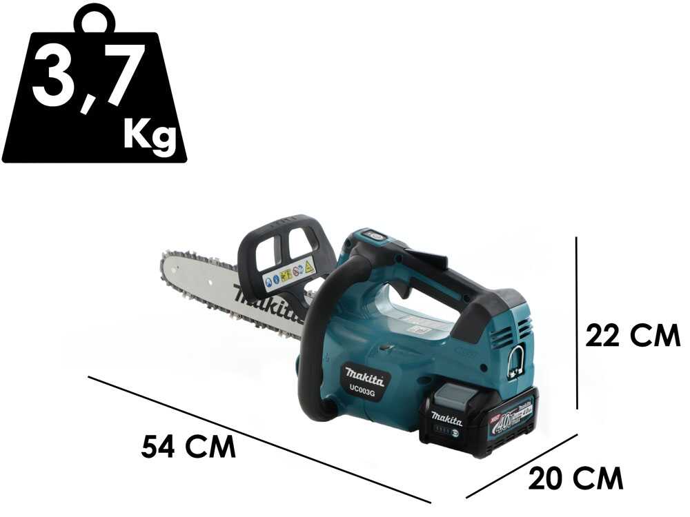 Elektrische Akku-Kettensäge Makita UC003GZ- Schwert 30 cm -AKKU UND LADEGERÄT NICHT ENTHALTEN