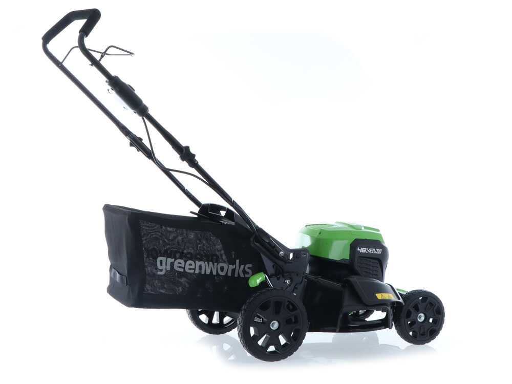 Elektrischer Akku-Rasenmäher Greenworks GD48LM46 48V - 46 cm - Akku 4Ah – Bild 4
