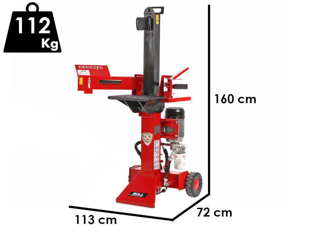 Elektrischer Holzspalter Ceccato BULL SPLE6LT - stehend - 400V