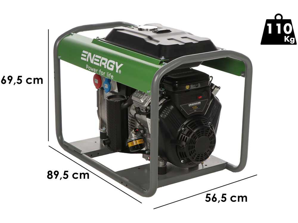 Energy EY-12TB - Benzin-Stromerzeuger 9,6 kW - Dauerbetrieb 8,5 Drehstrom