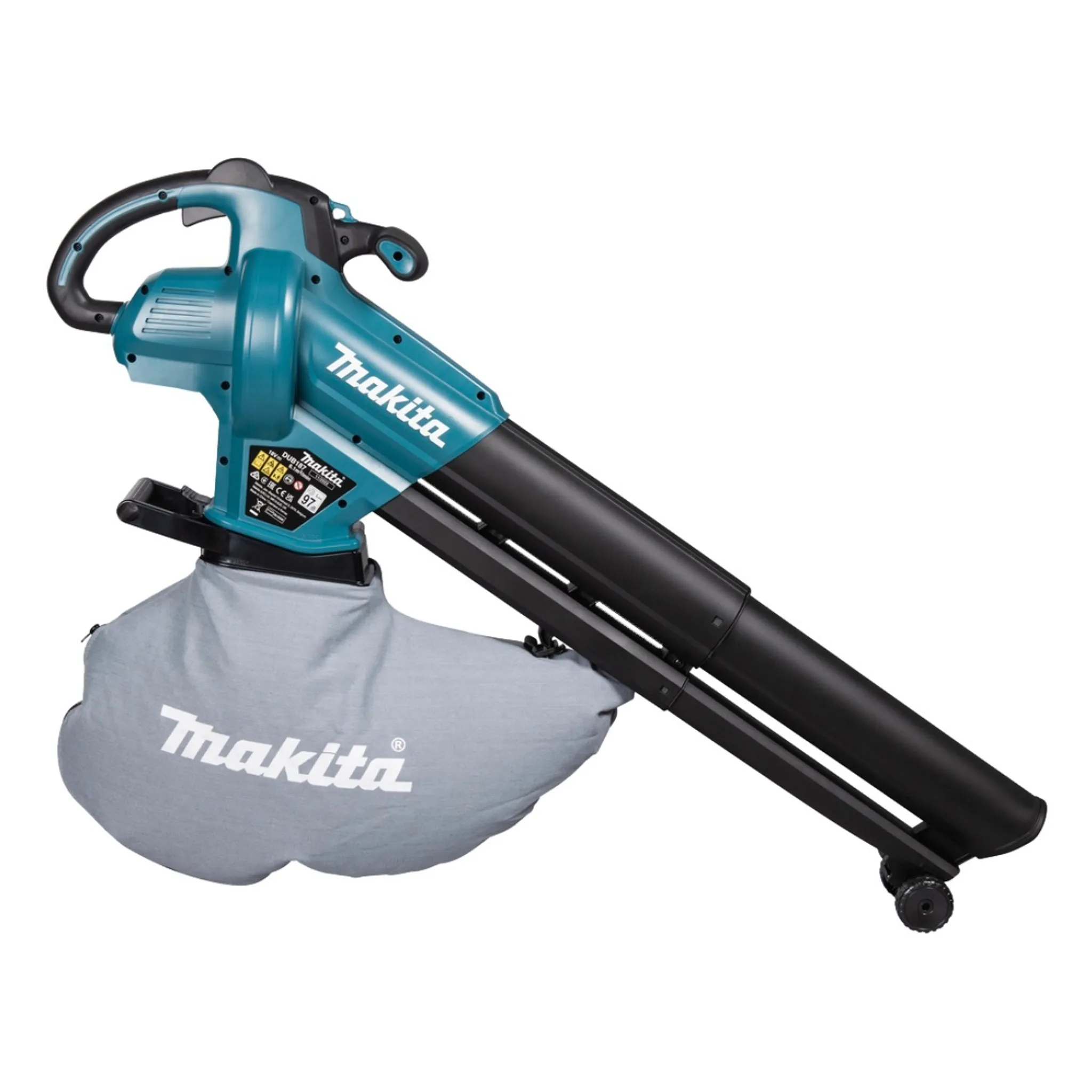 Makita DUB 187 RT2 Akku Laubbläser und Laubsauger 18 V Brushless + 2x Akku 5,0 Ah + Ladegerät – Bild 5
