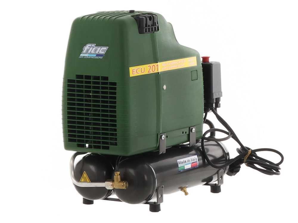 FIAC ECU 201 – Tragbarer, ölfreier Einphasen-Elektroluftkompressor – 1,5-PS-Motor – 6 Liter – Bild 2