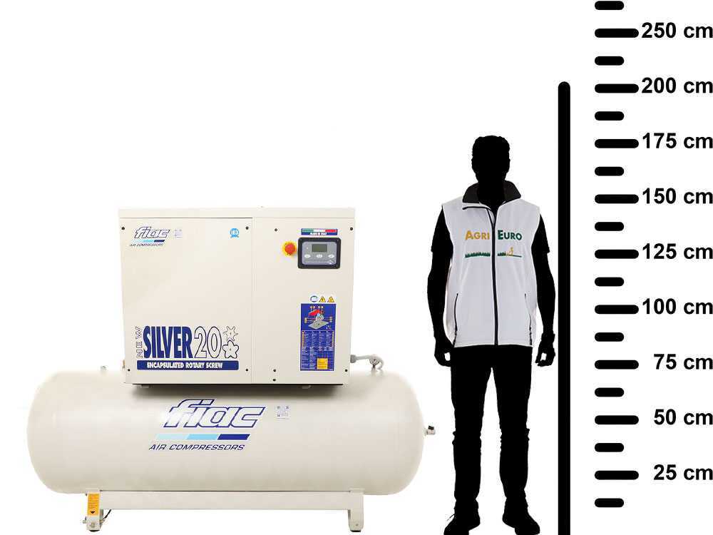 Fiac New Silver 20/500 - Schraubenkompressor - Max.Druck 10 bar – Bild 2