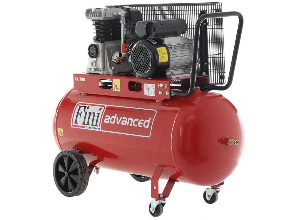 Fini Advanced MK 102-100-2M - Elektrischer Kompressor mit Riemenantrieb - Motor 2 PS - 100 l – Bild 4