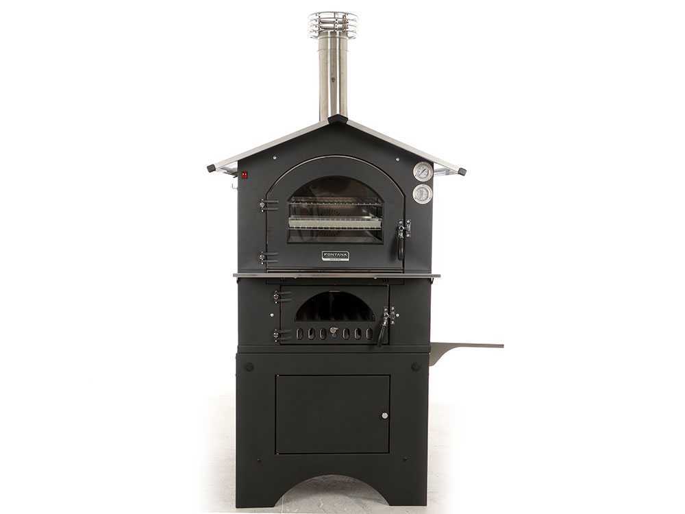 Fontana Gusto - Holzbackofen für den Außenbereich 80X45 cm – Bild 3