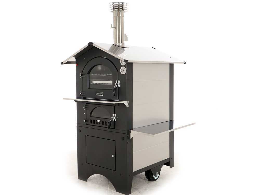 Fontana Gusto - Holzbackofen für den Außenbereich 80X45 cm – Bild 4