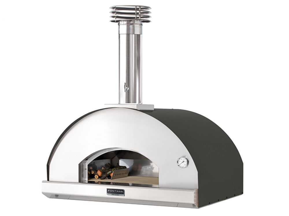 Fontana Mangiafuoco - Holzbackofen - Anthrazit – Bild 2