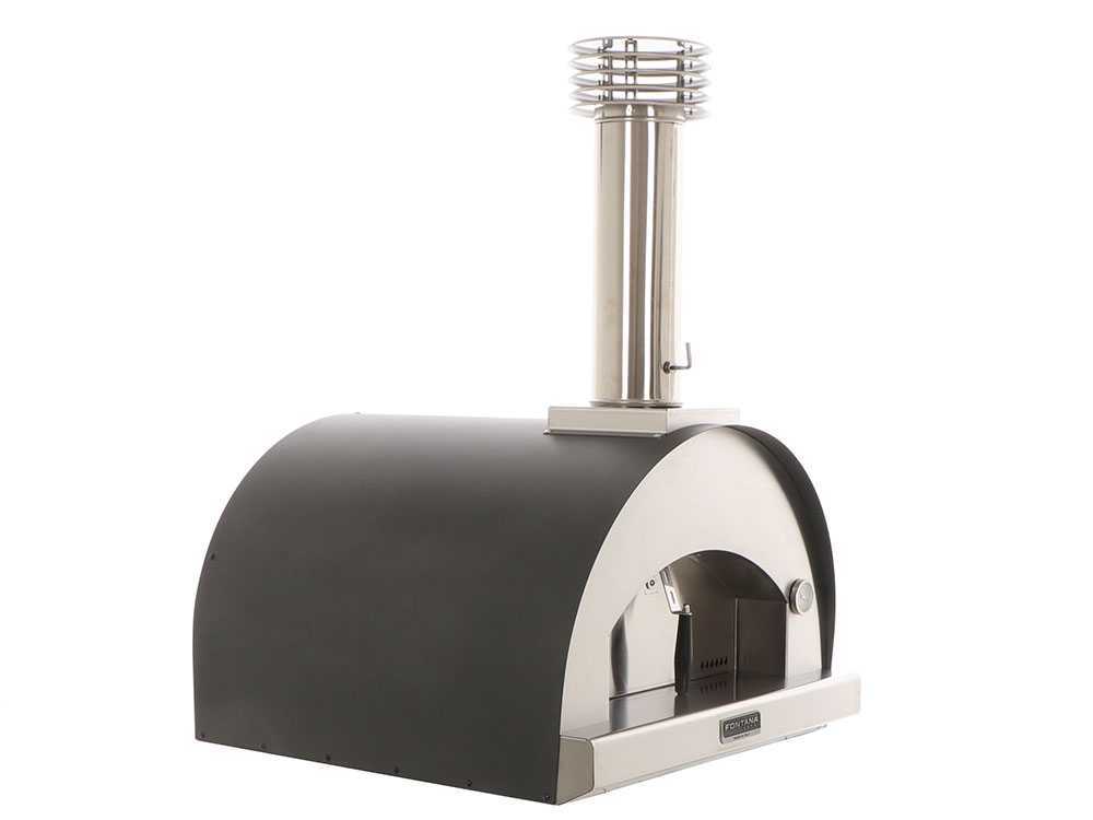 Fontana Margherita - Holzbackofen - Anthrazit – Bild 4