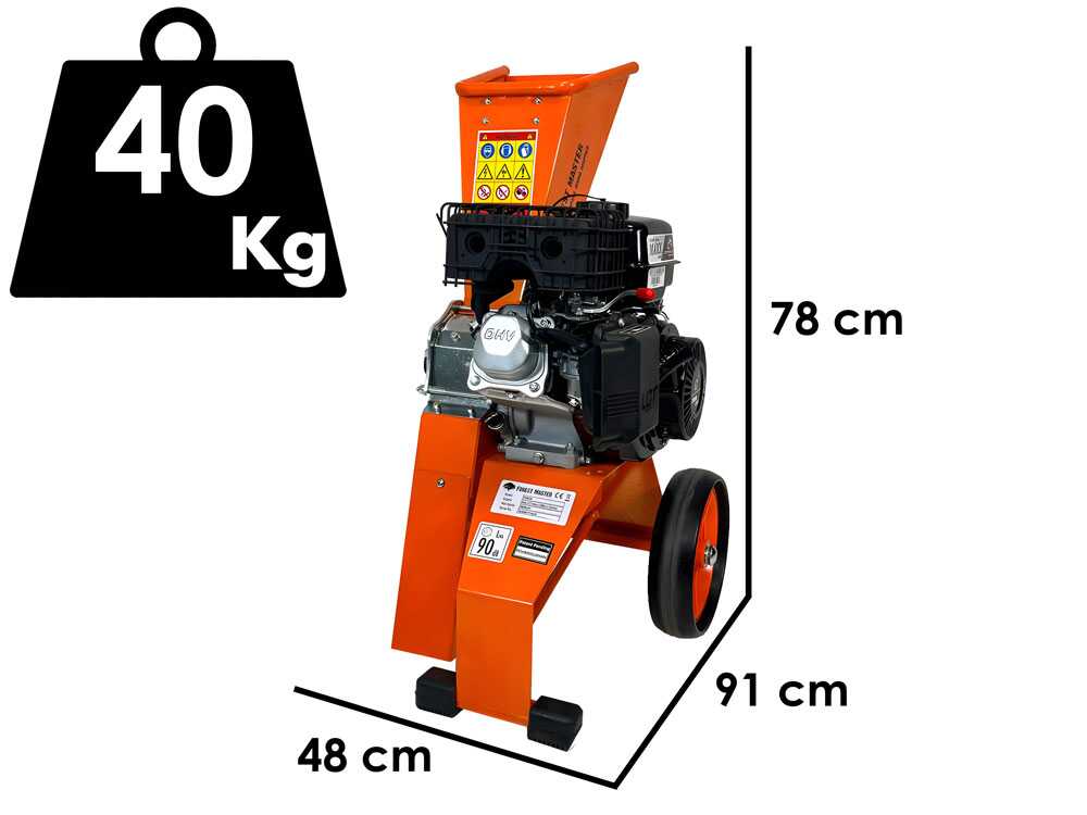 Forest Master FM6DDES-MUL – Benzin-Häcksler – 6-PS-LCT-Benzinmotor – Elektrostart