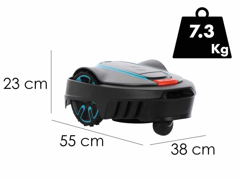 Gardena Smart SILENO City 250 - Mähroboter- Bedienung über Gardena Smart App - Schnittbreite 16 cm