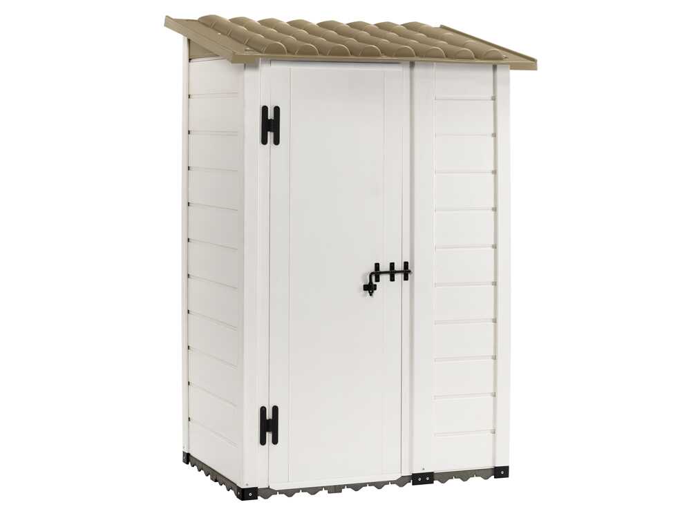 Garofalo Tuscany 100 – Gerätehaus – Mit versetzter Tür – 122,5x82,5x201 cm – Bild 4