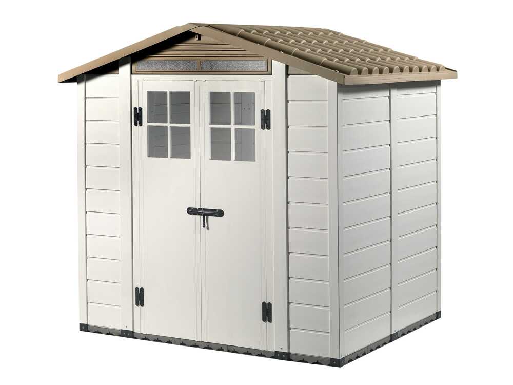 Garofalo Tuscany Evo 200 - Gartenhaus - Mit Fenstern und Doppelflügeltür - 202.5x162.5x216 cm – Bild 4