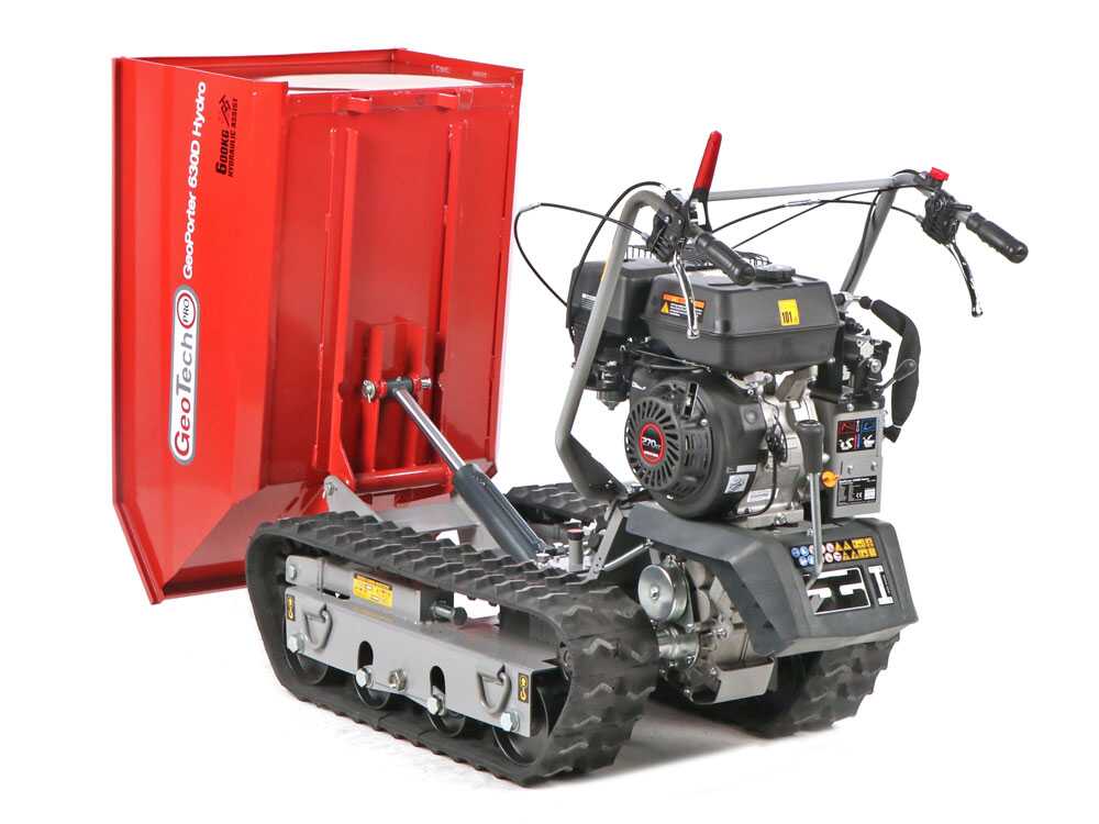 Geo Tech - Pro GeoPorter 630D Hydro - Raupendumper - Hydraulische ausziehbare Mulde 600Kg – Bild 3