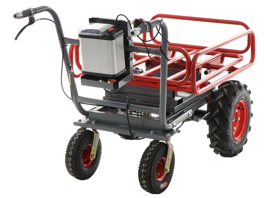 GeoTech CAR 300T-T PLUS Akku-Schubkarre - 40V und 6 Ah Akku – Bild 3