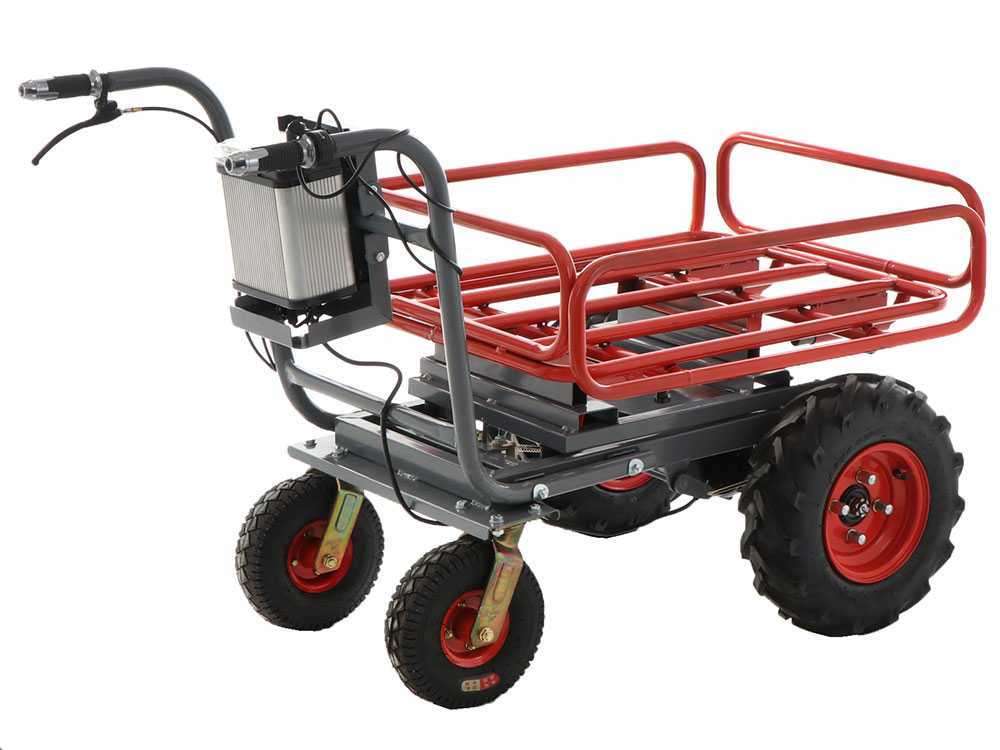 GeoTech CAR 300T-T PLUS Akku-Schubkarre - 40V und 6 Ah Akku – Bild 4