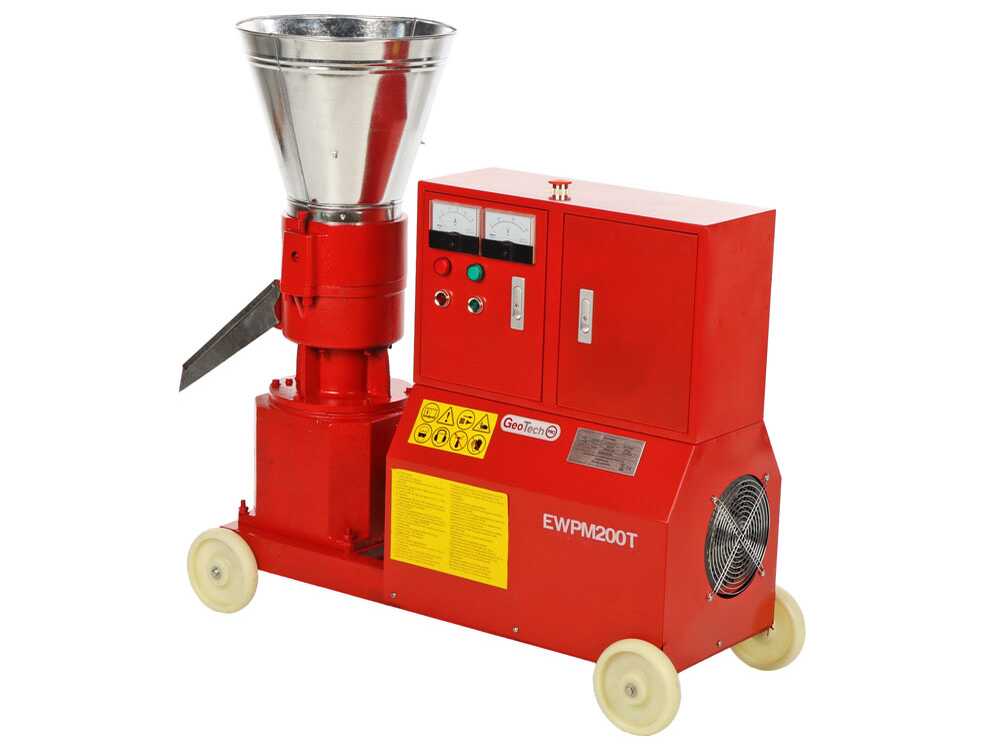 GeoTech EWPM200T - Pelletpresse 400V - Pelletherstellung für die Heizung – Bild 3
