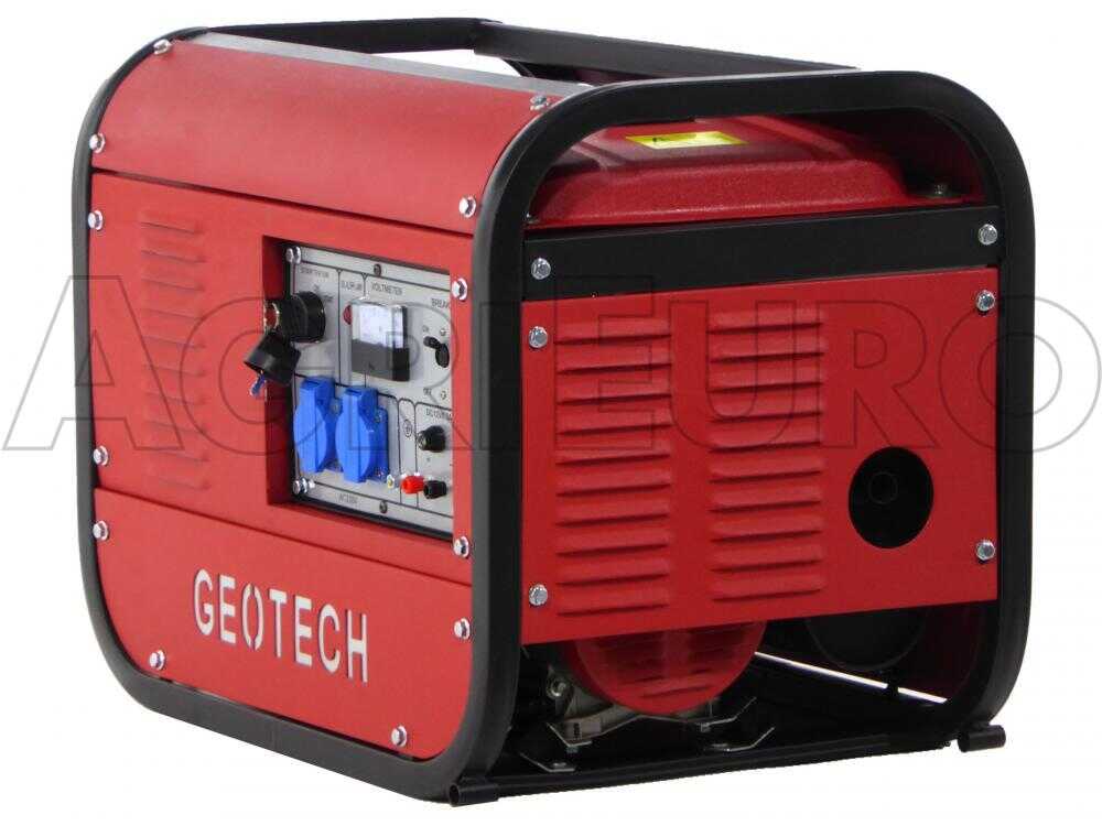 GeoTech GGSA3000ES - Benzin-Stromerzeuger mit AVR-Regelung und Elektrostarter 2.7 kW - Dauerleistung 230V - 2.5 kW - 230V – Bild 3