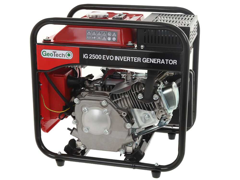 Geotech iG 2500 EVO - Benzin Inverter-Stromerzeuger 2.5 kW - Dauerleistung 2.2 kW - 230V – Bild 4