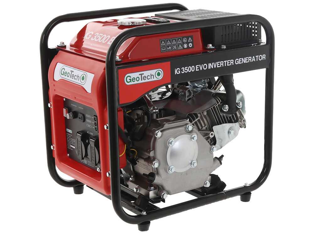 Geotech iG 3500 EVO - Benzin Inverter-Stromerzeuger 3.5 kW - Dauerleistung 3.2 kW - 230V – Bild 3
