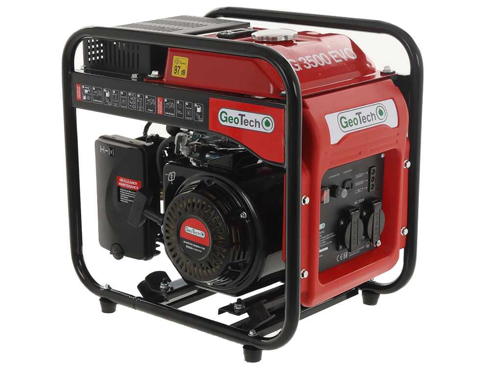 Geotech iG 3500 EVO - Benzin Inverter-Stromerzeuger 3.5 kW - Dauerleistung 3.2 kW - 230V – Bild 4