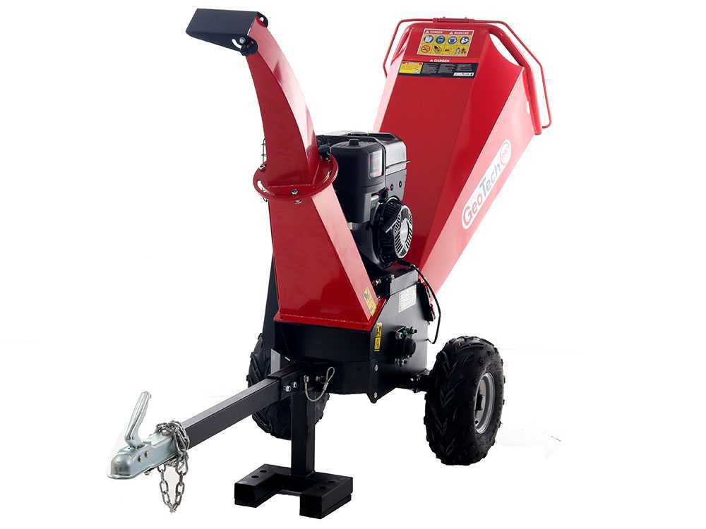 GeoTech PCS 150BS - Profi Häcksler - Benzinmotor B&S 13.5 PS – Bild 4