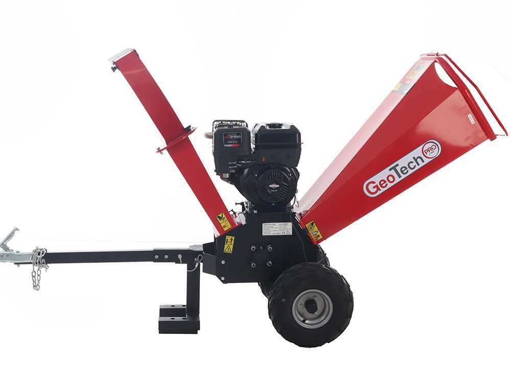 GeoTech PCS 150BS - Profi Häcksler - Benzinmotor B&S 13.5 PS – Bild 3