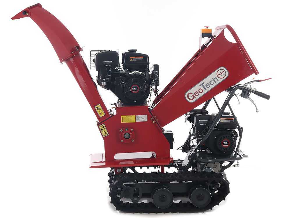 GeoTech PRO BMS155 LE - Häcksler mit Raupenantrieb und Motorschubkarre - Motor 6,5/15 PS - Dumper – Bild 3