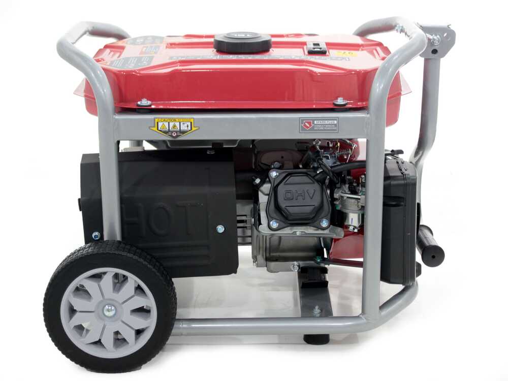 GeoTech Pro GGP 4000 - Benzin-Stromerzeuger mit Rädern und AVR-Regelung 3.6 kW - Dauerleistung 3.2 kW - 230V – Bild 3