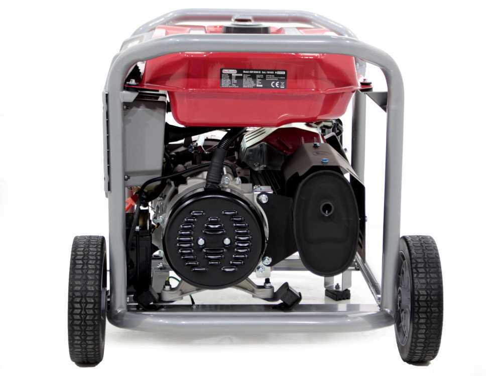 GeoTech Pro GGP 8000-3 ES - Benzin-Stromerzeuger mit Rädern mit AVR-Regelung 6.5 kW - Dauerleistung 6 kW - 400V – Bild 3