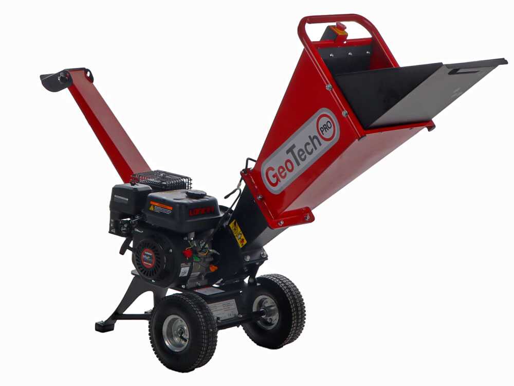 GeoTech-Pro PCS 50 L- Benzin-Häcksler - Loncin Motor 6.5 PS – Bild 3