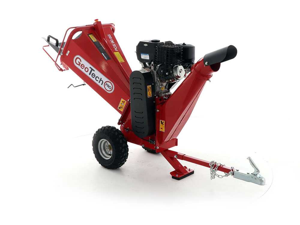GeoTech PRO PCS 90 BS - Profi Häcksler mit Verbrennugnsmotor - Briggs&Stratton – Bild 3