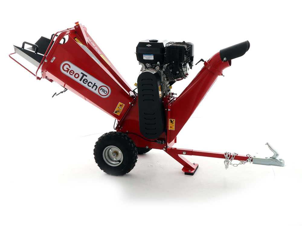 GeoTech PRO PCS 90 BS - Profi Häcksler mit Verbrennugnsmotor - Briggs&Stratton – Bild 4