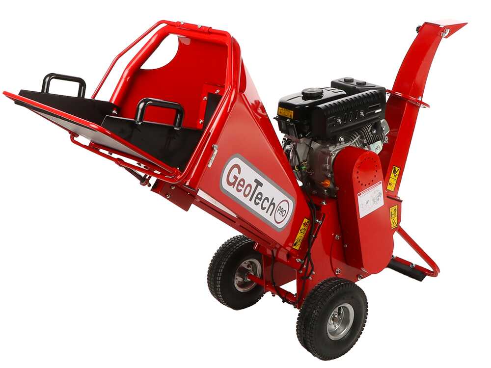 GeoTech-Pro PCS70L - Profi-Benzin-Häcksler - Loncin Motor 7 PS" – Bild 3