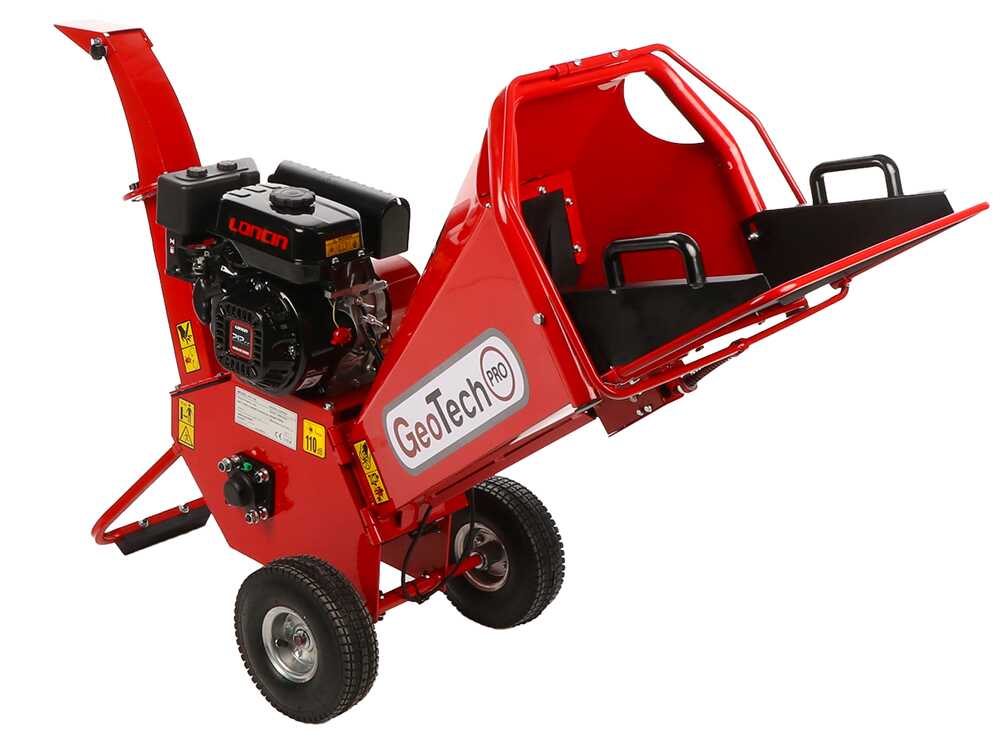 GeoTech-Pro PCS70L - Profi-Benzin-Häcksler - Loncin Motor 7 PS" – Bild 4