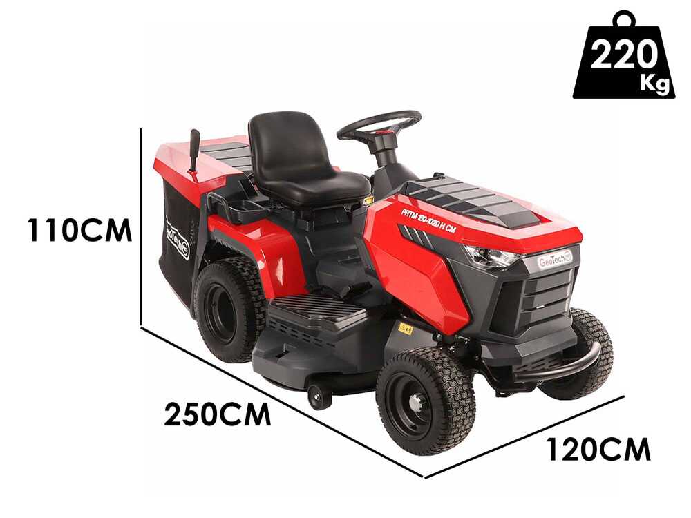 GeoTech-Pro PRTM 180-1020 H-CM - Aufsitzmäher - Hydrostatisches Getriebe - Fangkorb – Bild 3