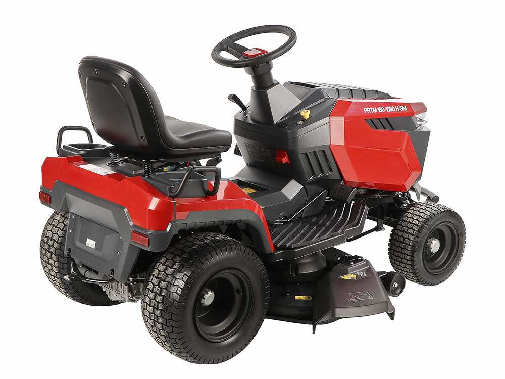 GeoTech-Pro PRTM 180-1080 H-SM - Rasentraktor - Hydrostatisches Getriebe - Seitenauswurf und Mulchen – Bild 3