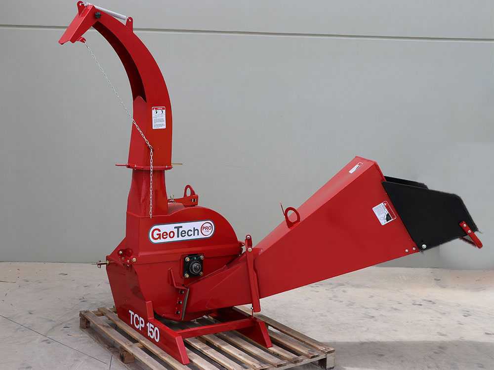 GeoTech Pro TCP 150 - Häcksler für Traktoren - Schnittdurchmesser 150 mm – Bild 3