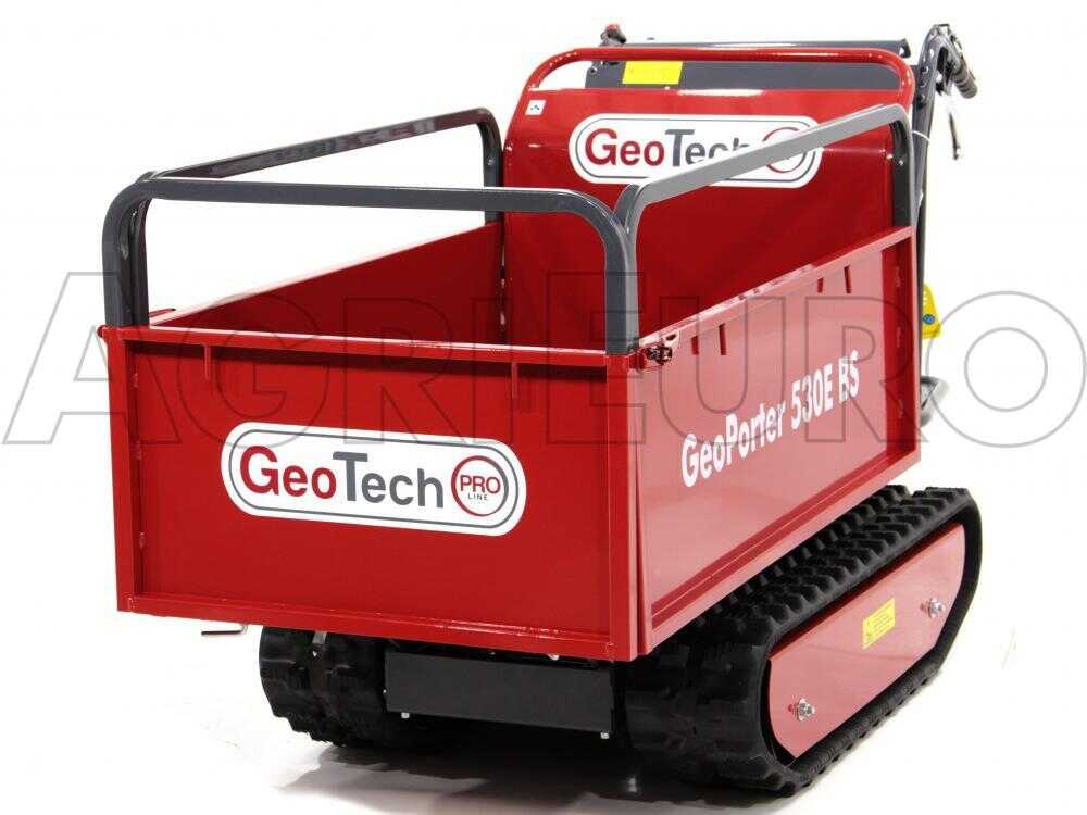 GeoTech Raupendumper GeoPorter 530E BS CR950 mit ausziehbaren Seitenwänden - 500 kg – Bild 4