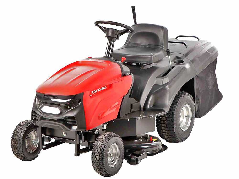 GeoTech RTM 170-960 C - Rasentraktor - Mechanikgetriebe - Fangkorb – Bild 4